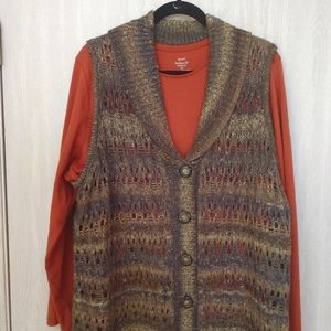 ***SOLD***Beautiful CJ Banks Sweater Vest